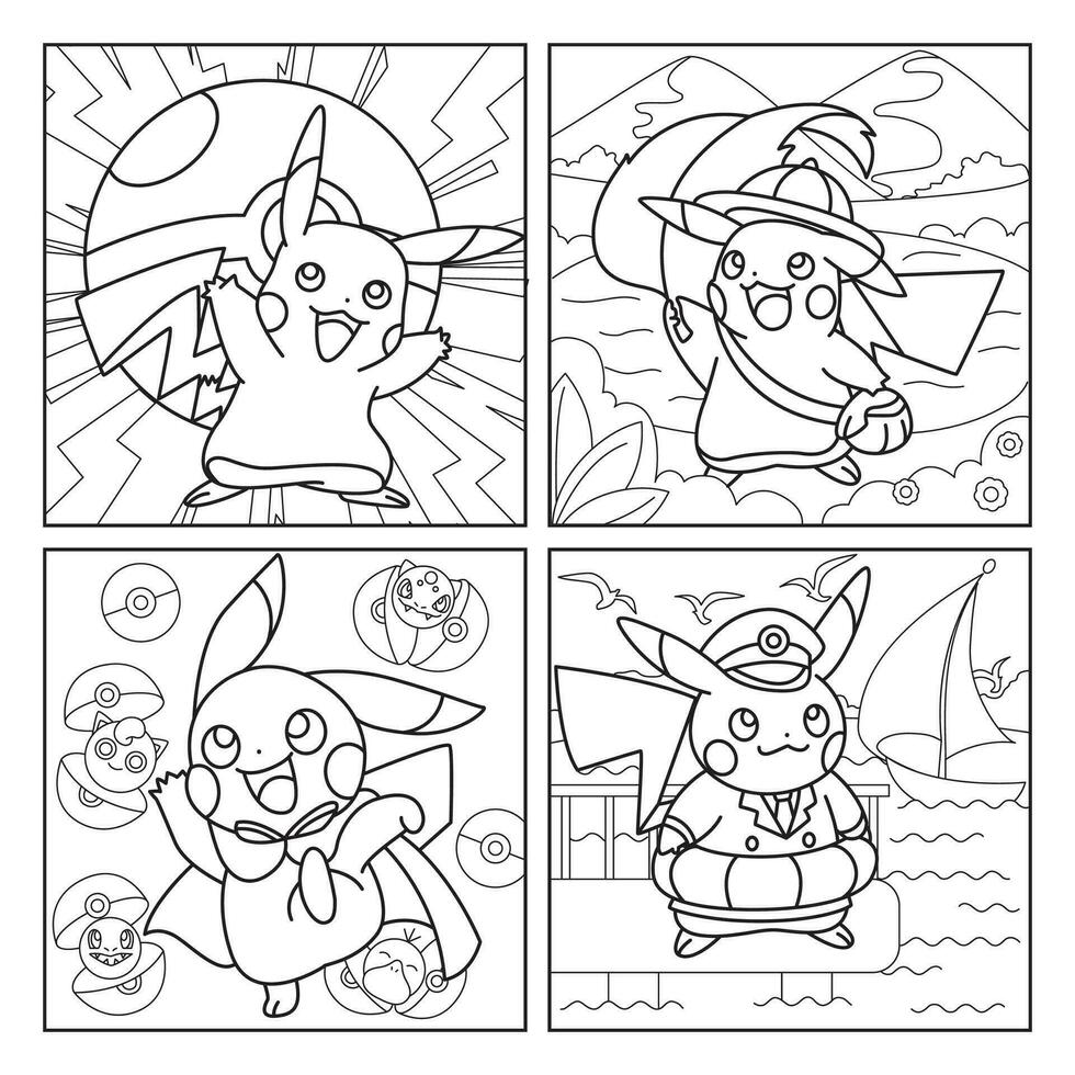 Pokemon Coloring Pages for Kids Printable Free Download