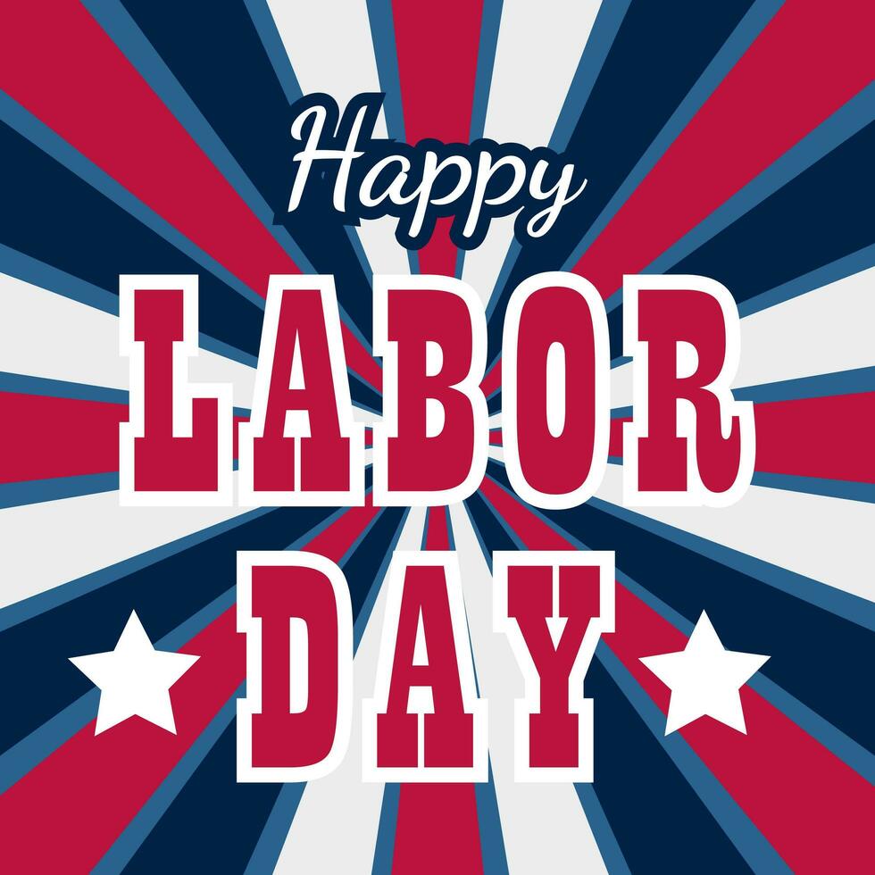Happy U.S. Labor Day  background vector illustration