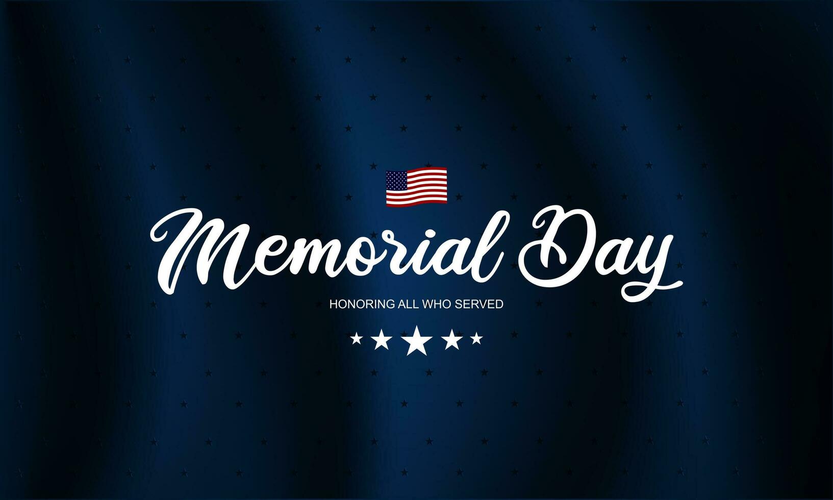 Memorial day background design vector illustration