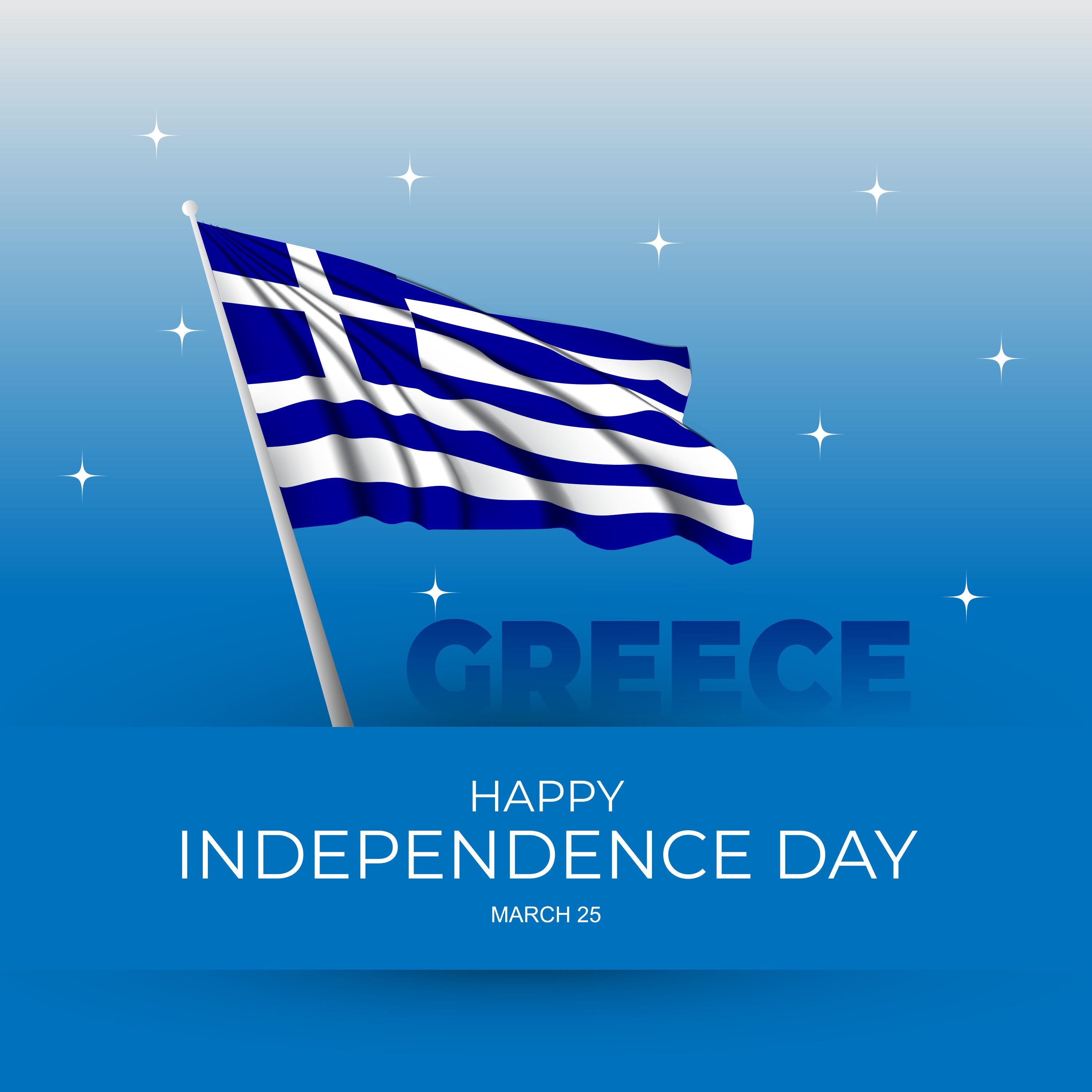 Greece Independence Day Vector Background 24913284 Vector Art at Vecteezy