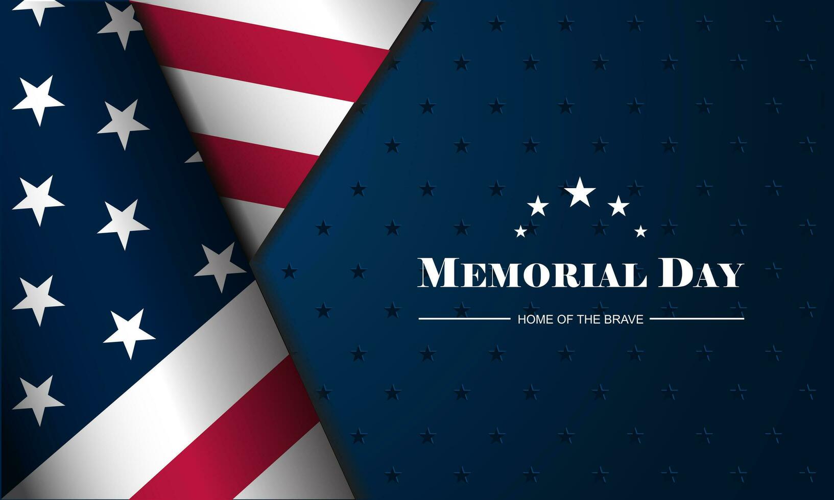 Memorial day background design vector illustration