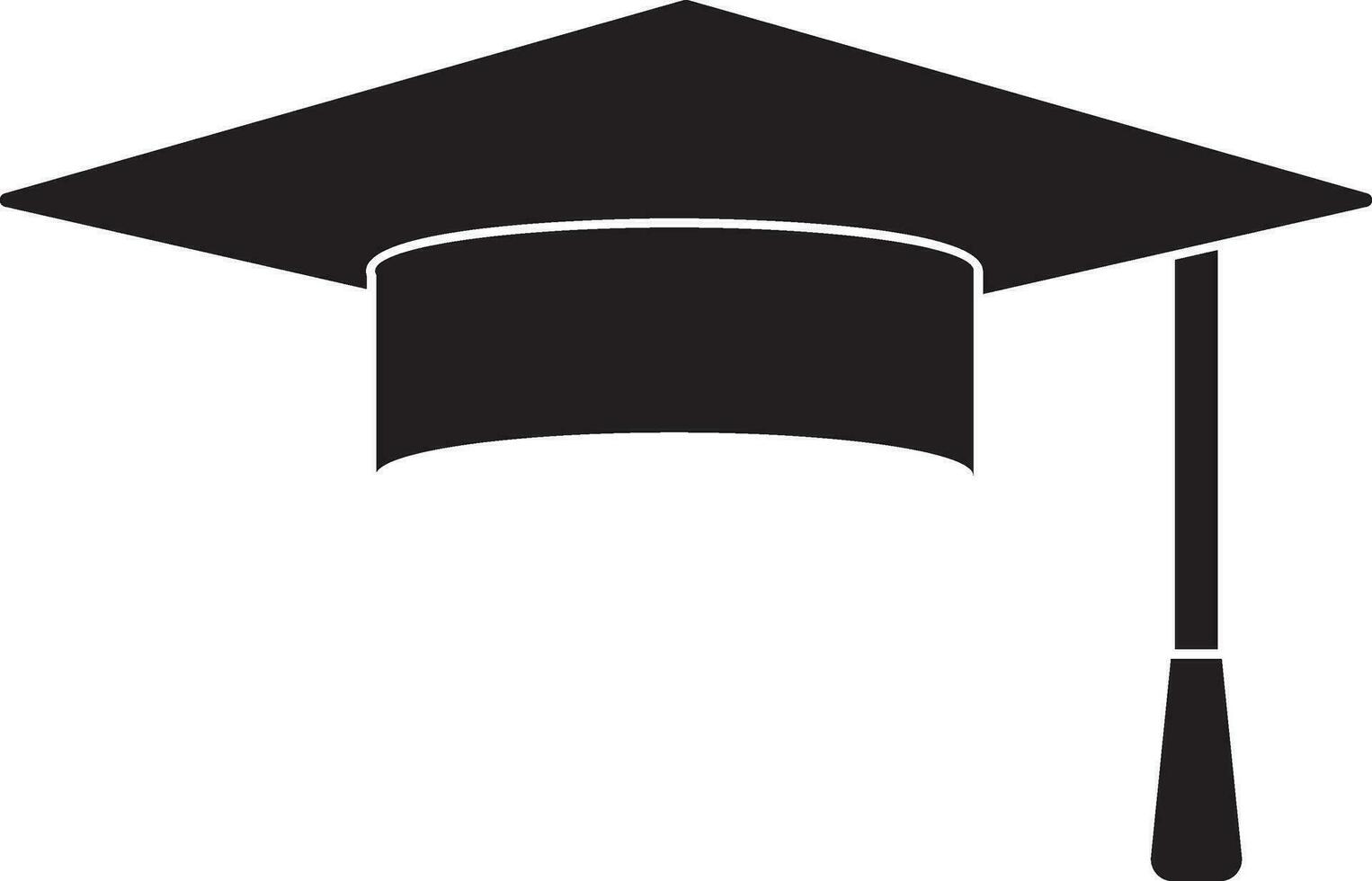 ilustración de graduación gorra icono. vector