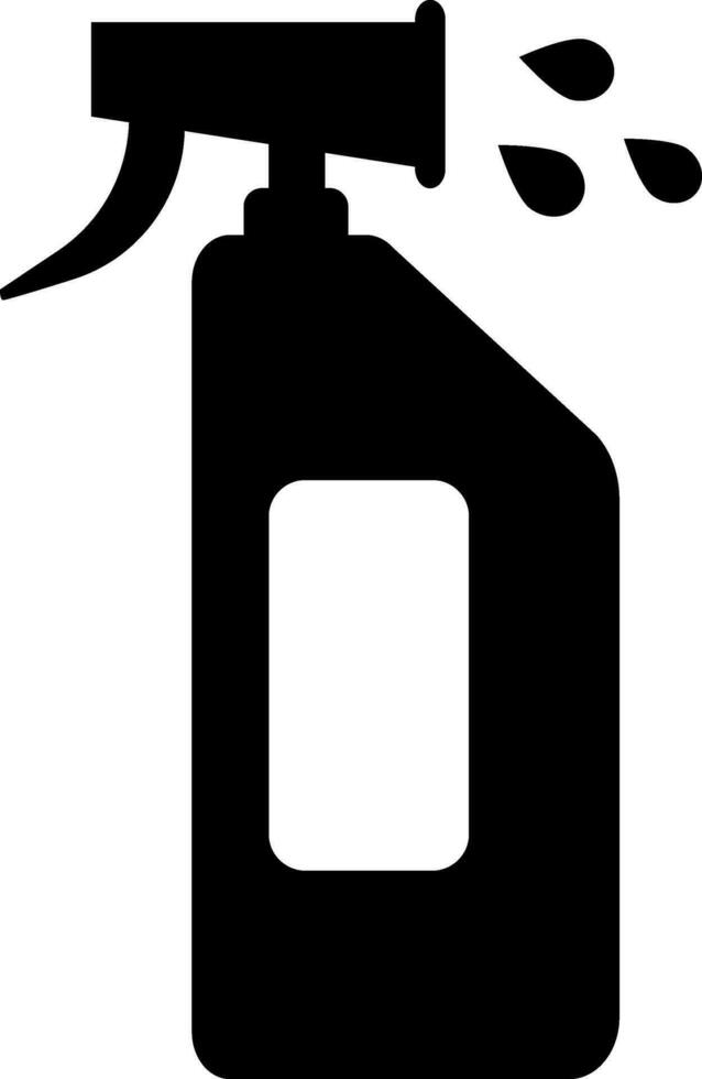 Isolated icon of spray bottle for spa or lifestyle concept. vector