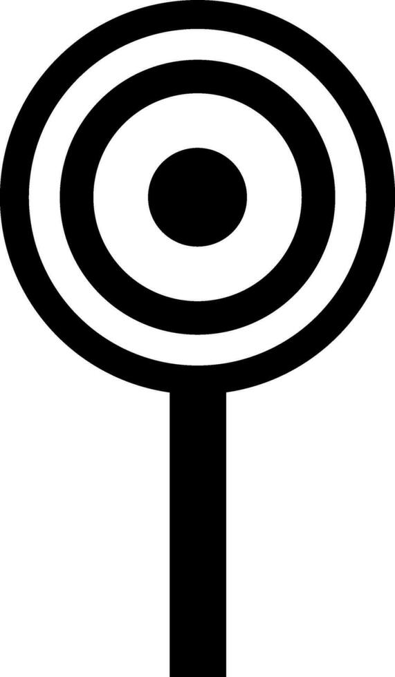 Black and white target board. 24913808 Vector Art at Vecteezy