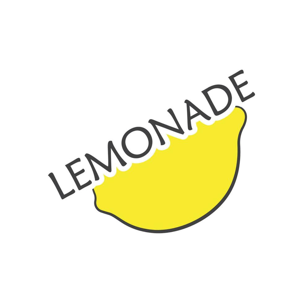 Citrus flat vector icon. Lemon, orange flat vector icon, brand company