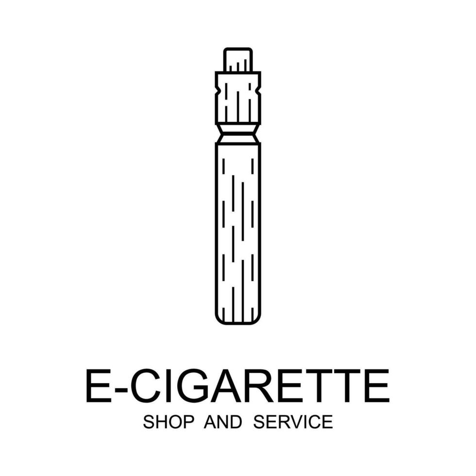 Vape Shop Logo Design Concept Vector. Vaping Logo Design Template vector