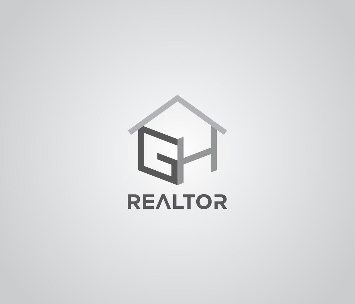 real estate logo, line, latters, clean, minimal vectors, latters vector