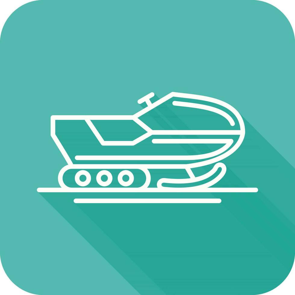 Snowmobile Vector Icon