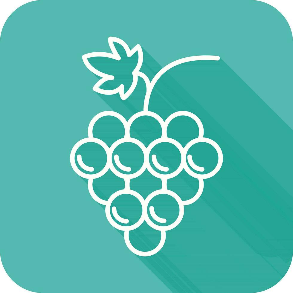 icono de vector de uvas