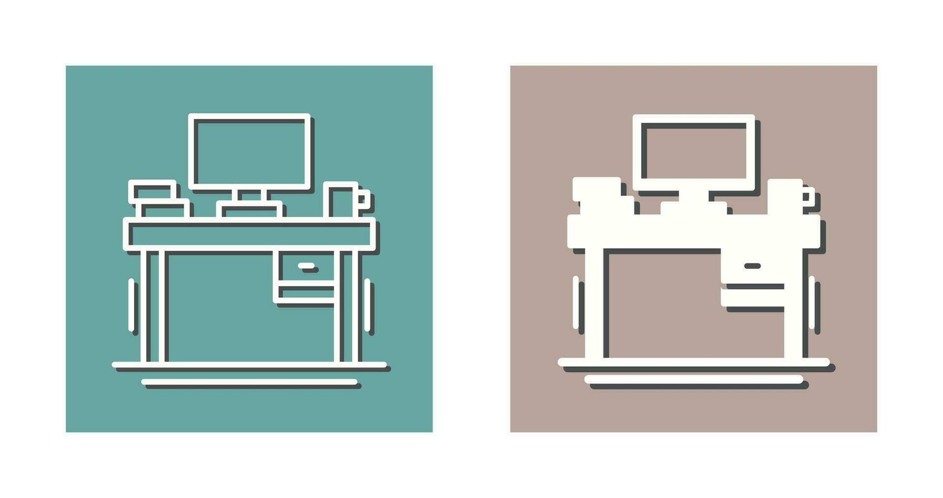 Desk Vector Icon