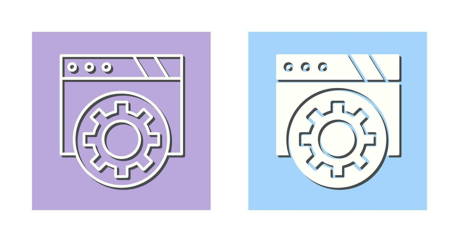 icono de vector de navegador