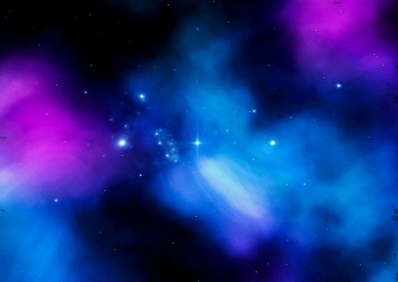 hand painted watercolour space sky background vector