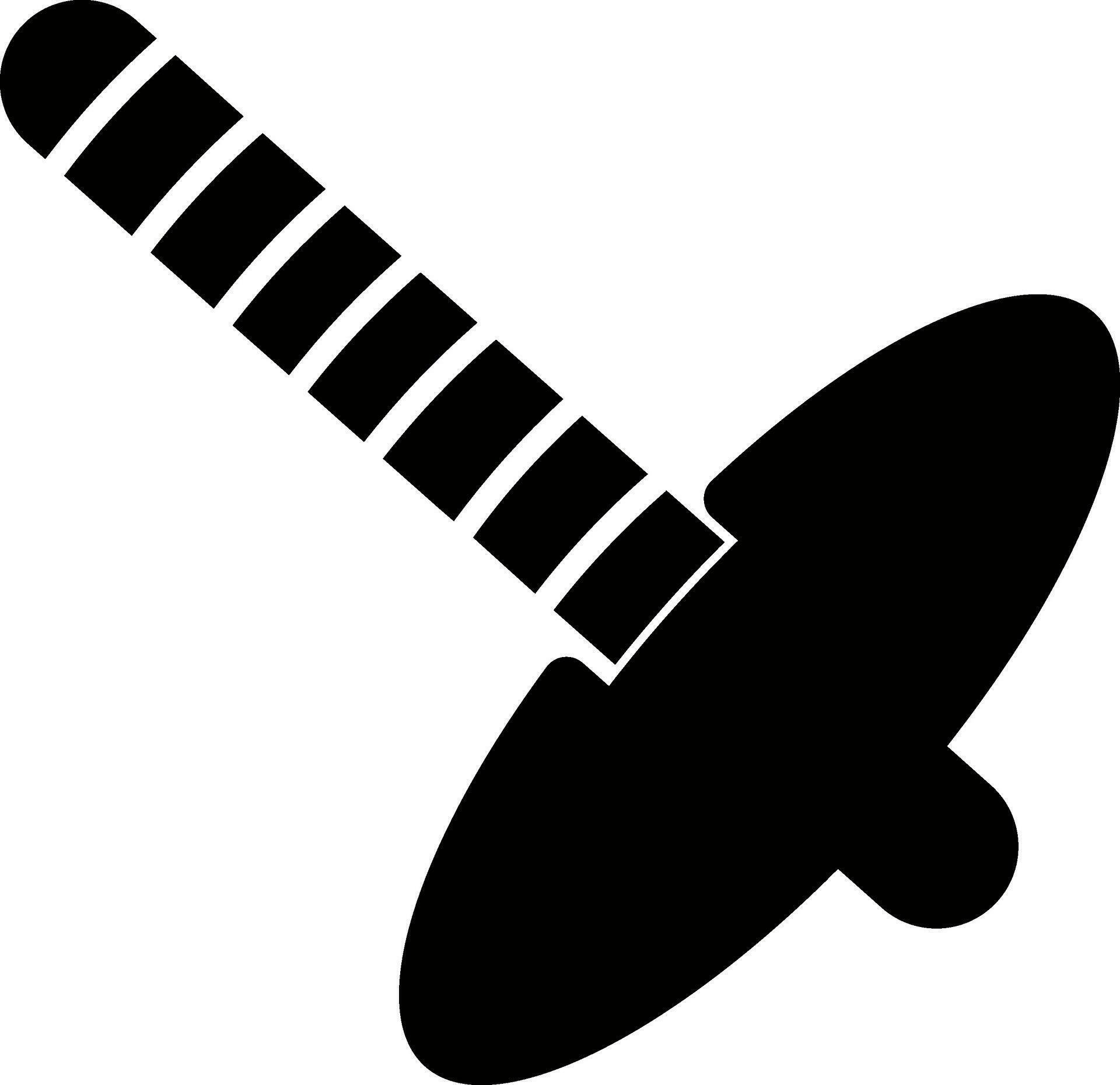 Black and white spool pin icon. 24915448 Vector Art at Vecteezy