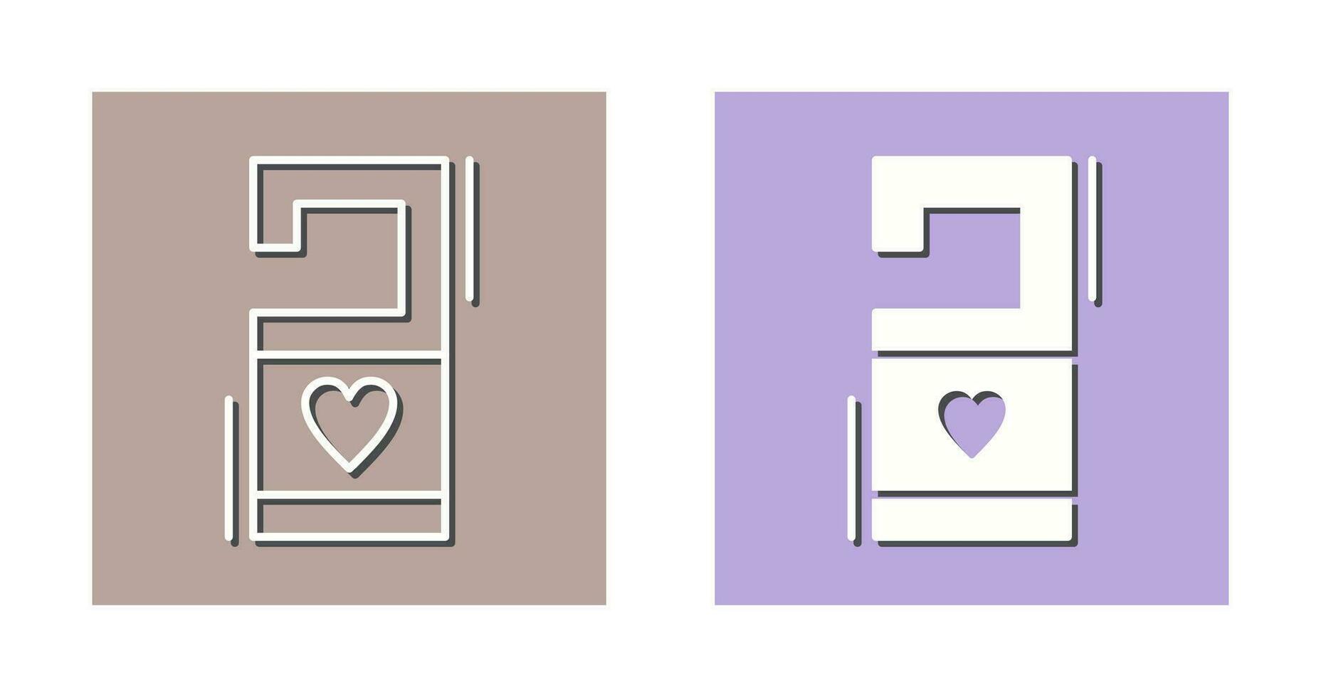 Door Knob Sign Vector Icon