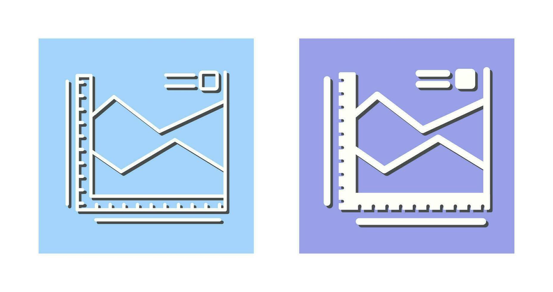 icono de vector de gráfico de spline