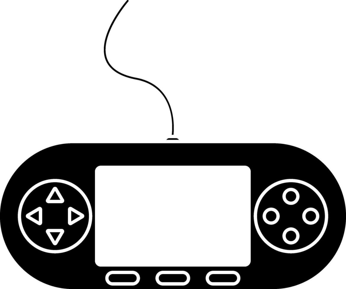 Game controller in flat style. vector