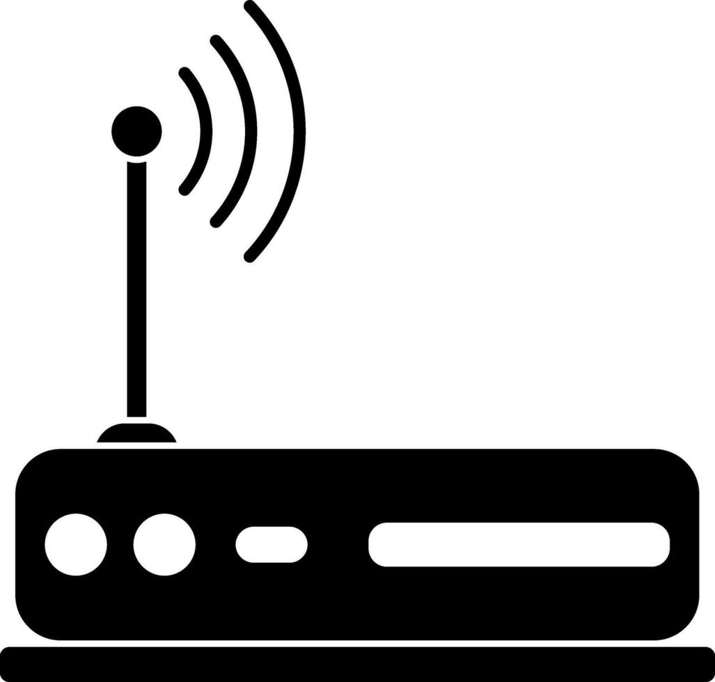 router in flat style. vector