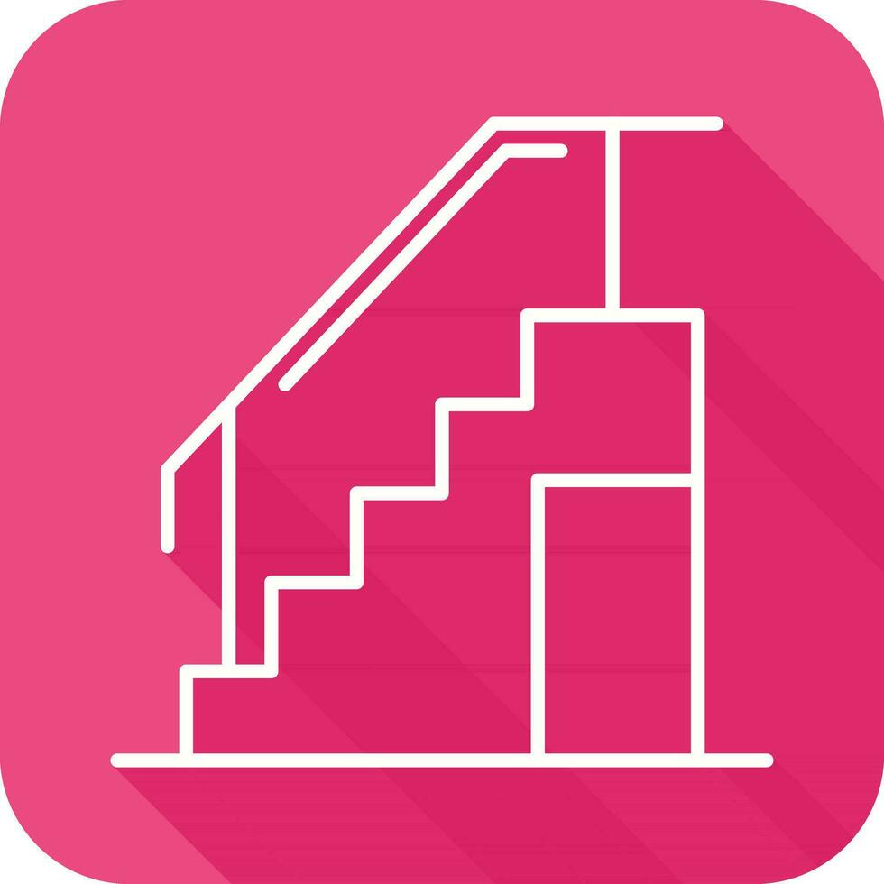 icono de vector de escaleras