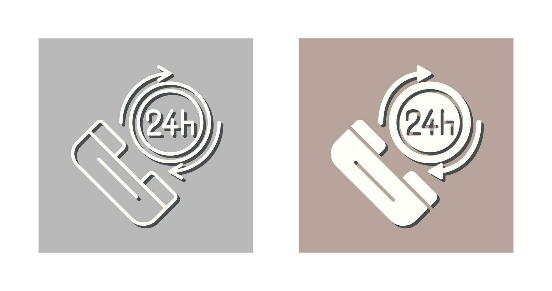 24h Vector Icon