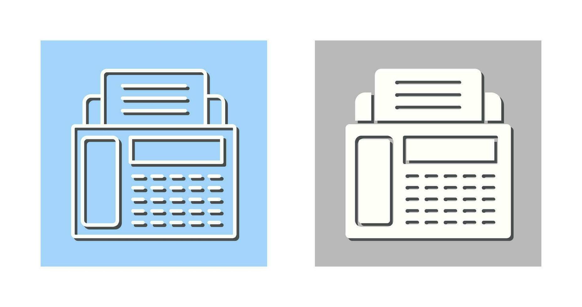 Fax Machine Vector Icon