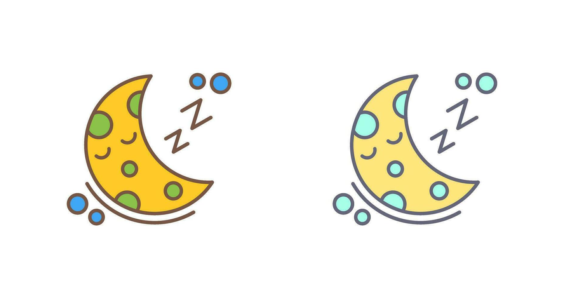 Sleeping Vector Icon