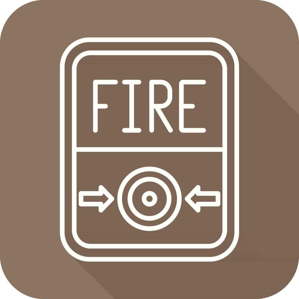 Fire Button Vector Icon