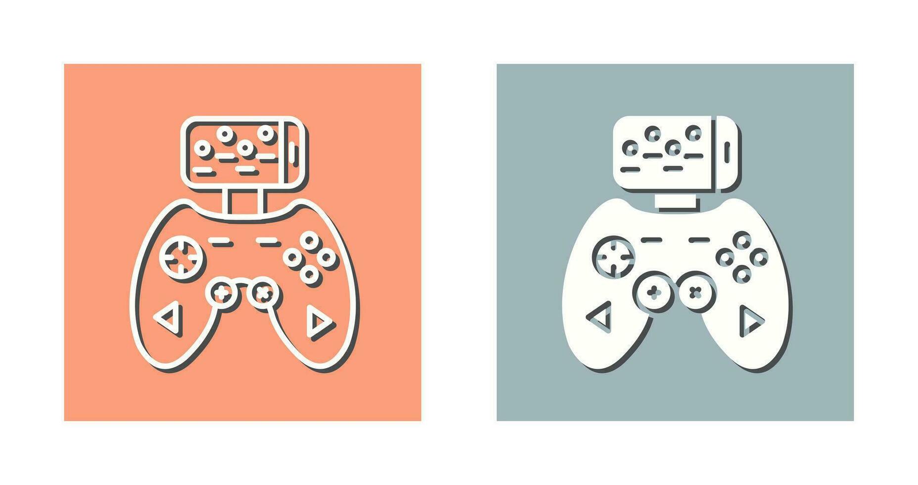 icono de vector de controlador de juego