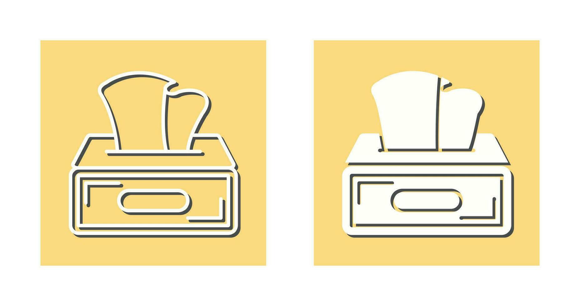Tissue Box Vector Icon
