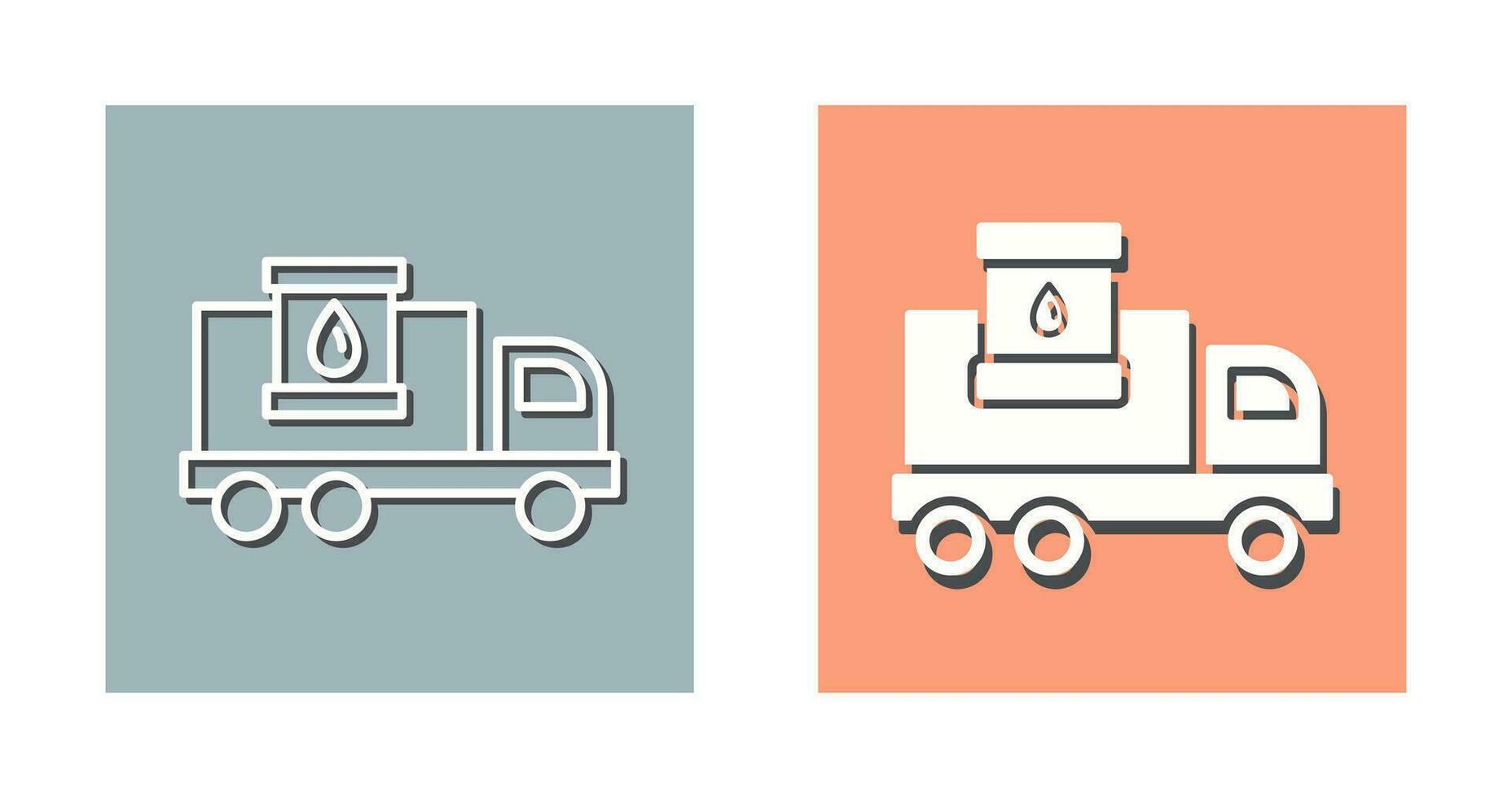 Fuel Truck Vector Icon