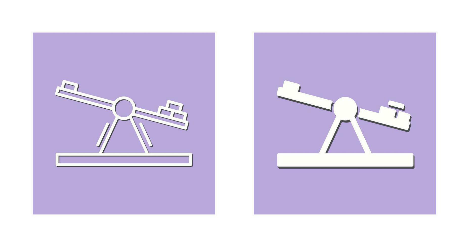 Seesaw Vector Icon