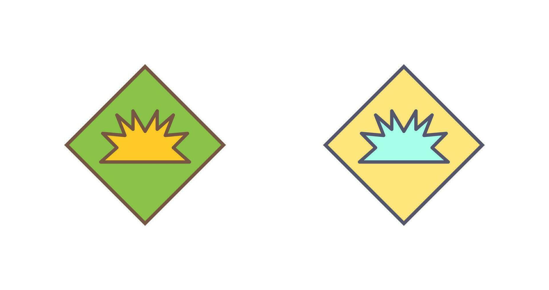 Danger of Welding Flash Vector Icon