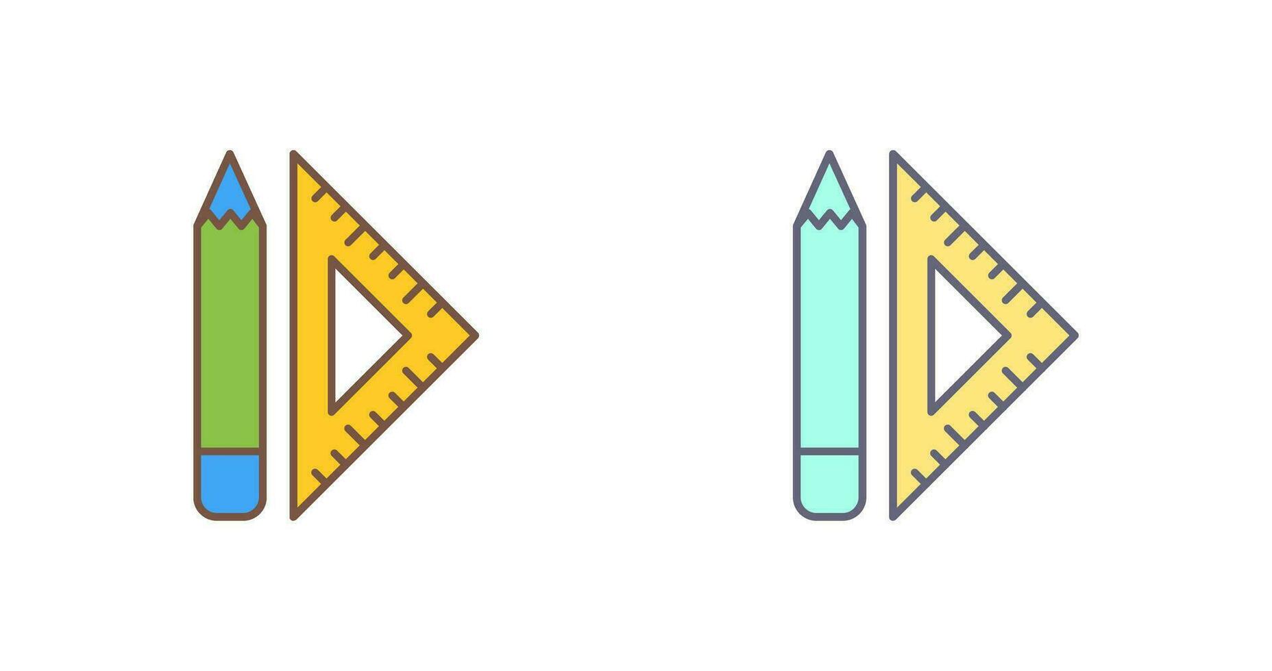 Set Square Vector Icon