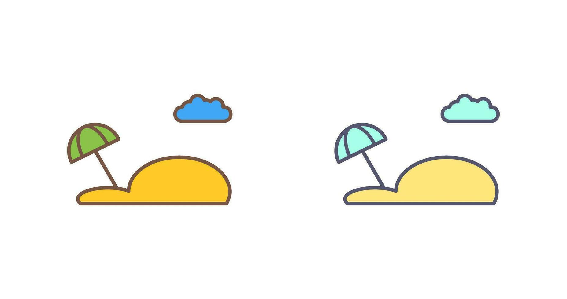 Beach Vector Icon