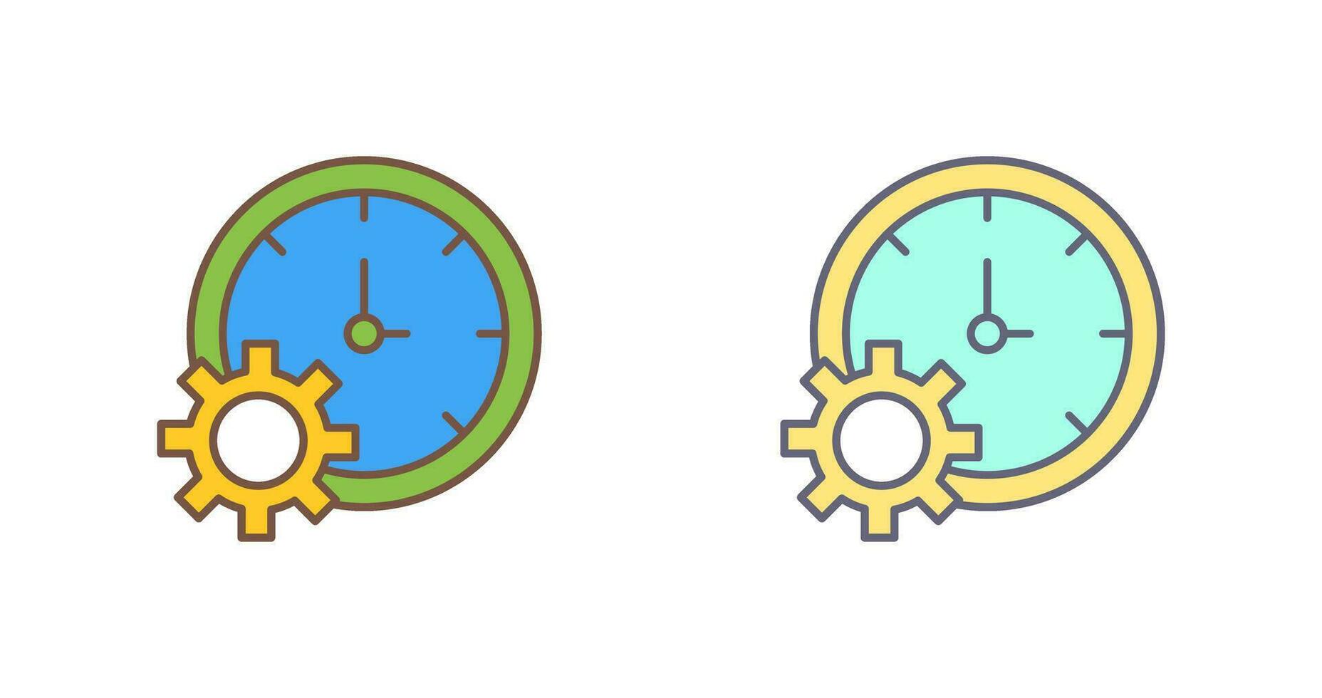 Time Setting Vector Icon