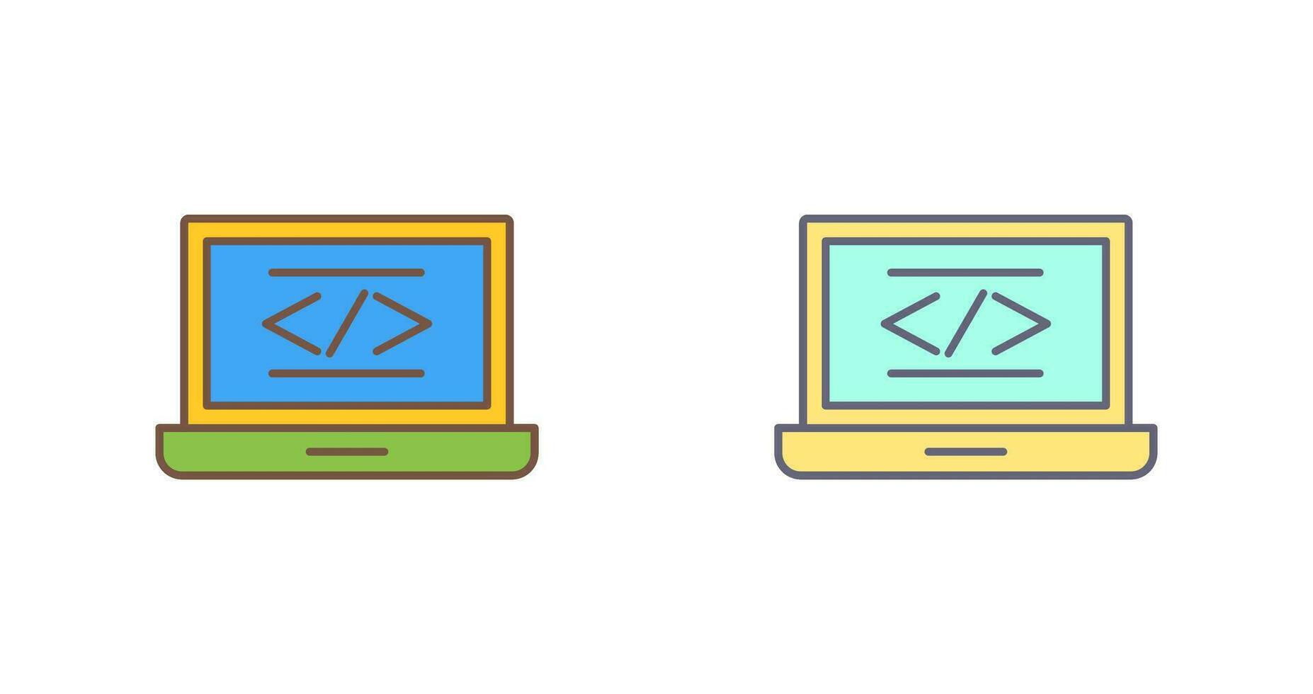 icono de vector de codificación