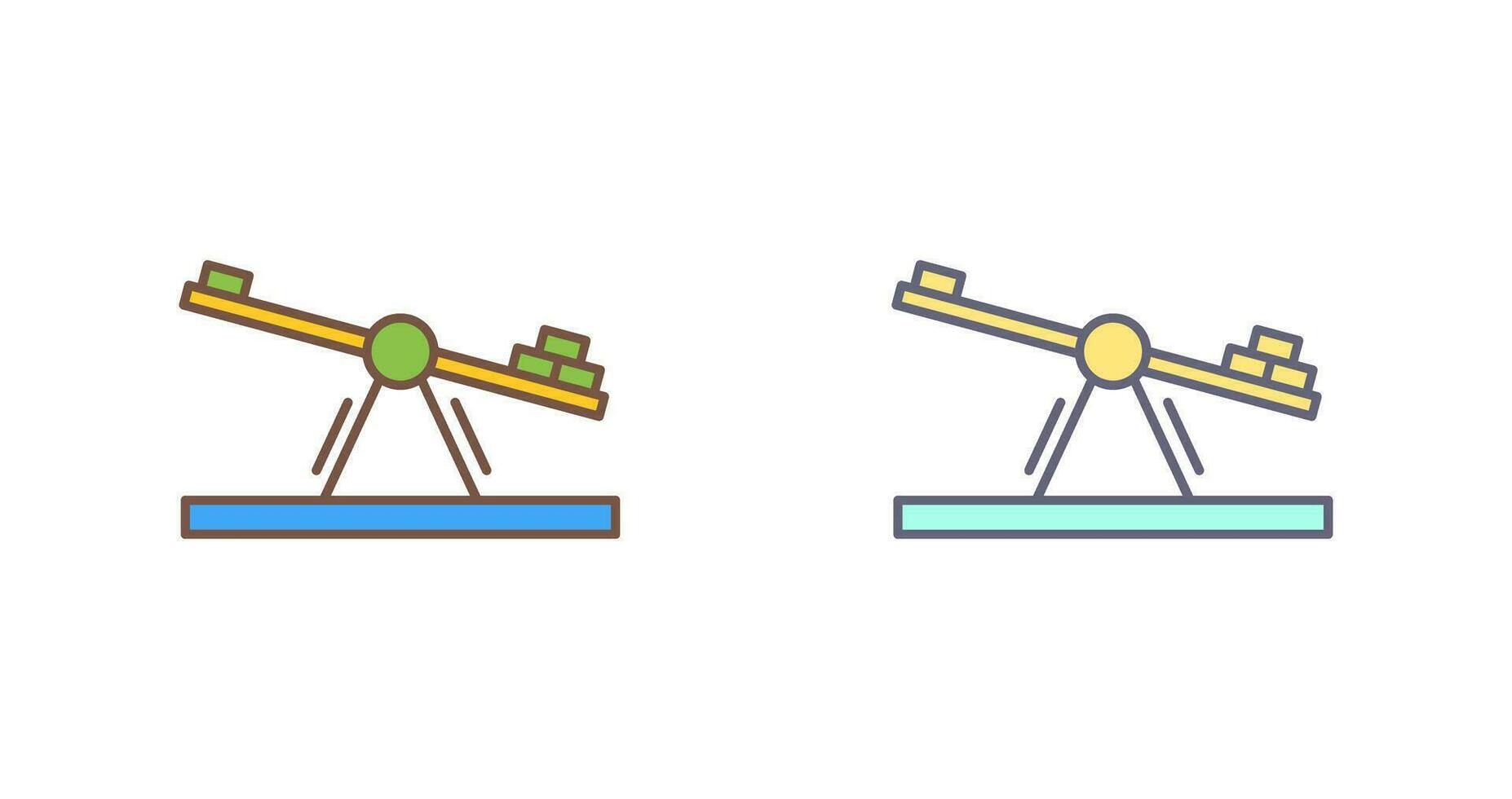 Seesaw Vector Icon