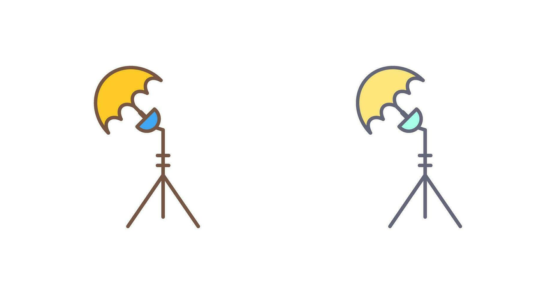 Unique Light Stand Vector Icon