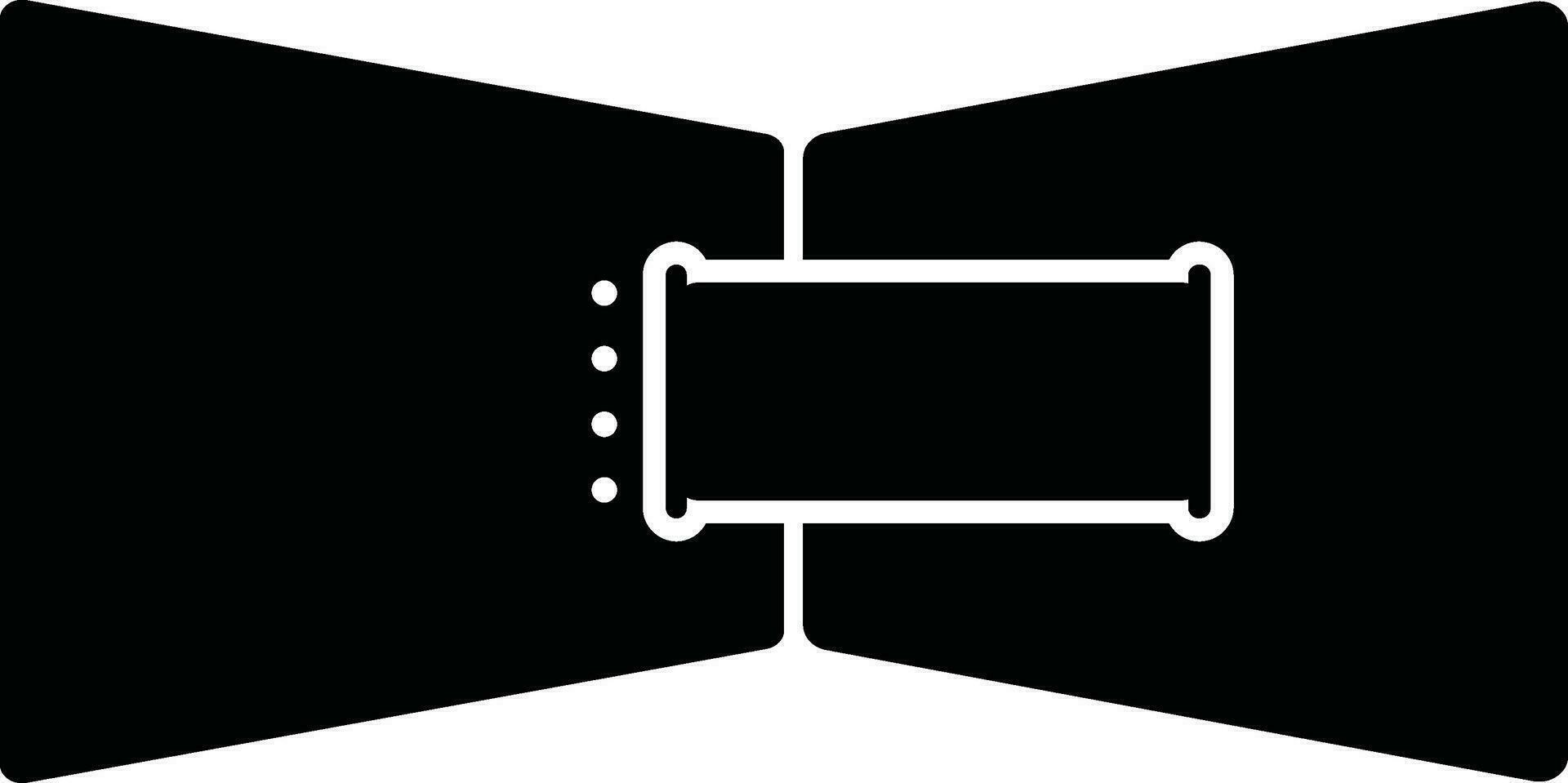 black and white style of safety belt icon. vector