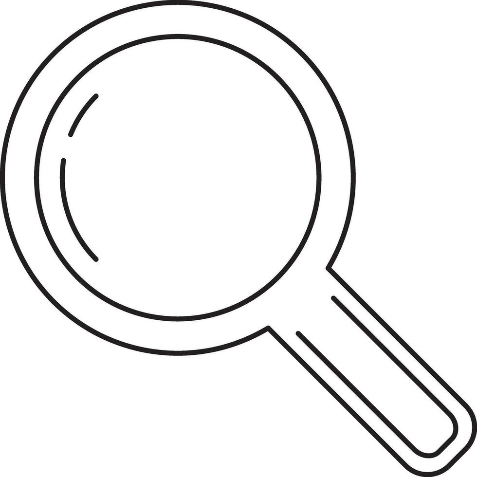 Vector Search sign or symbol with Magnifying Glass.