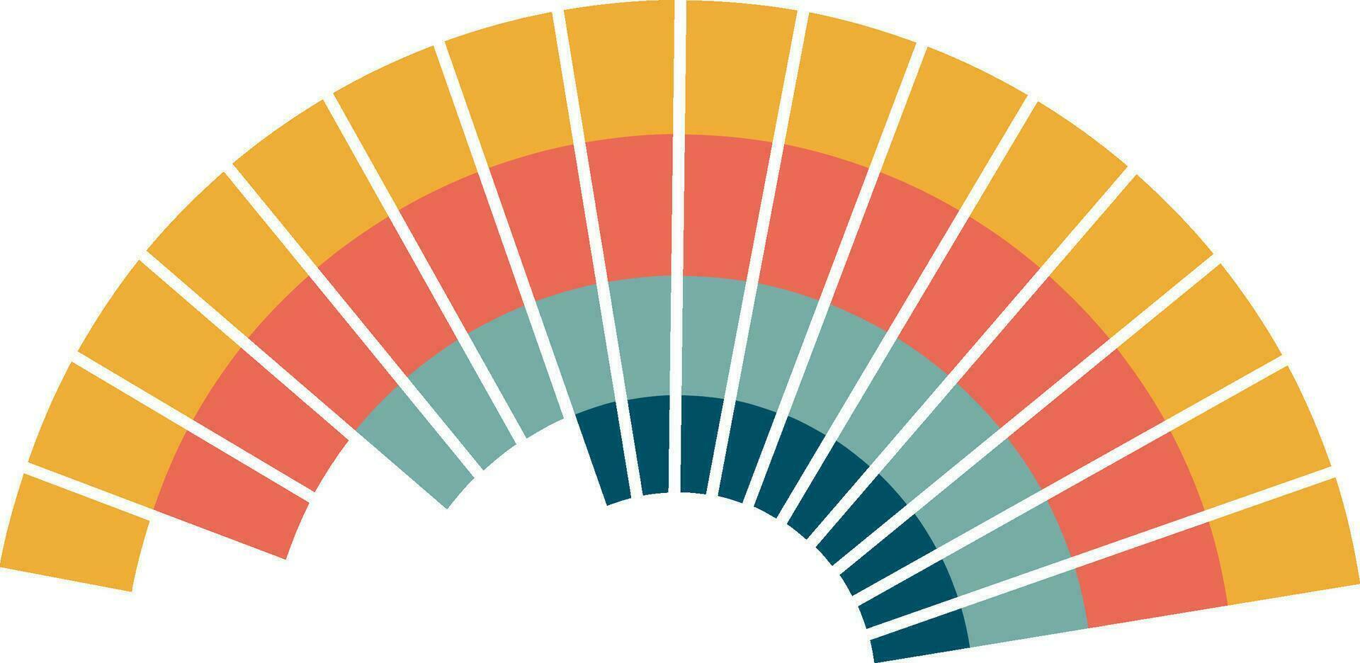 Statistical pie chart infographic element for business. vector