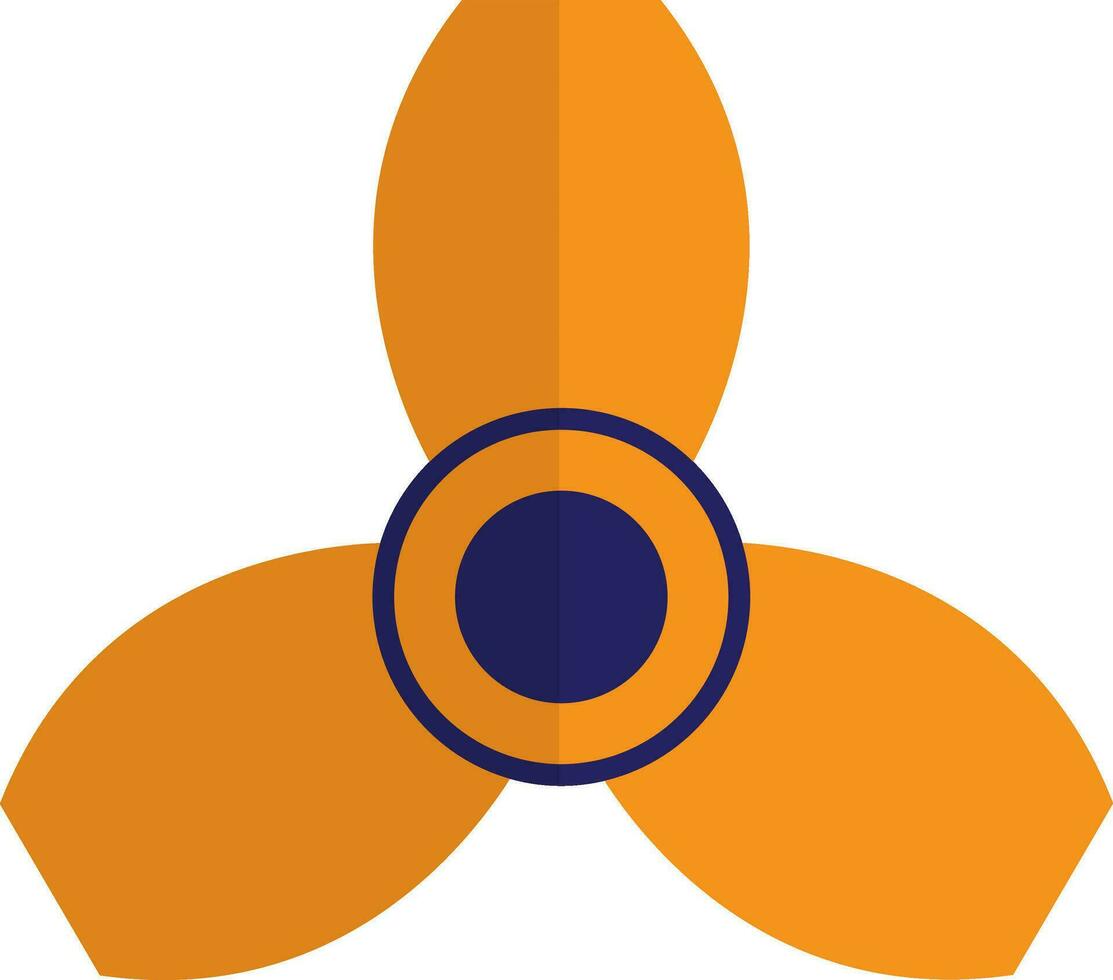 Illustration of fan set icon for spinner concept. vector