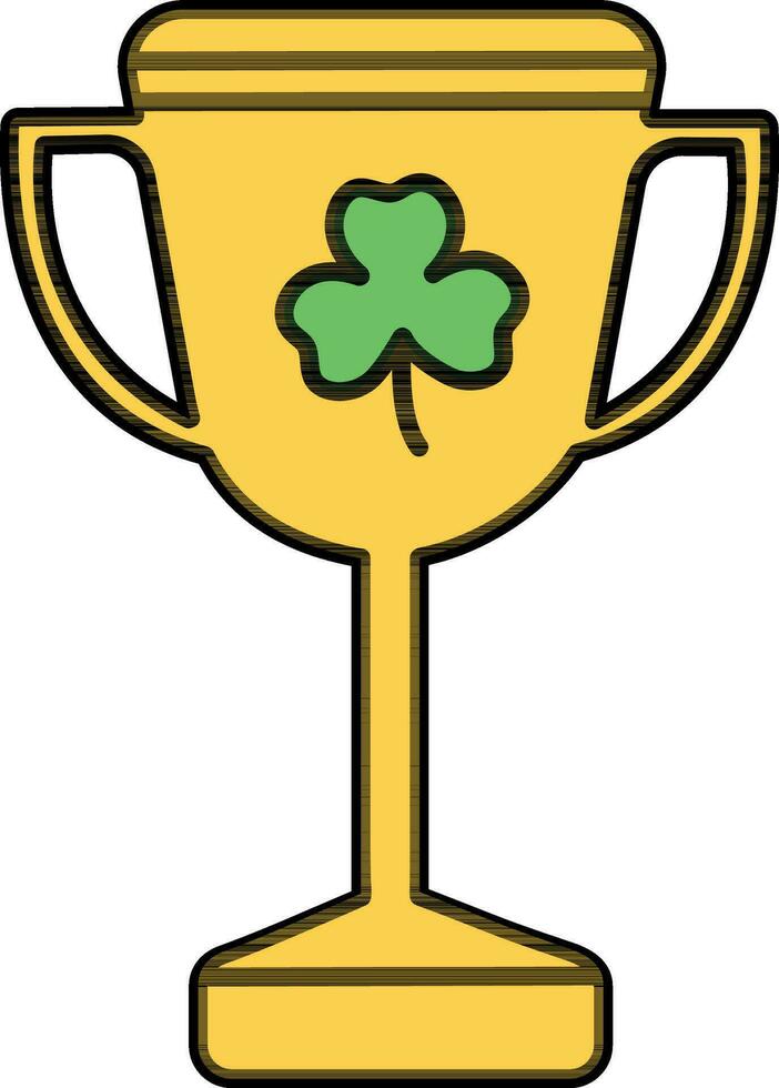 Flat illustration of a Trophy Cup. vector