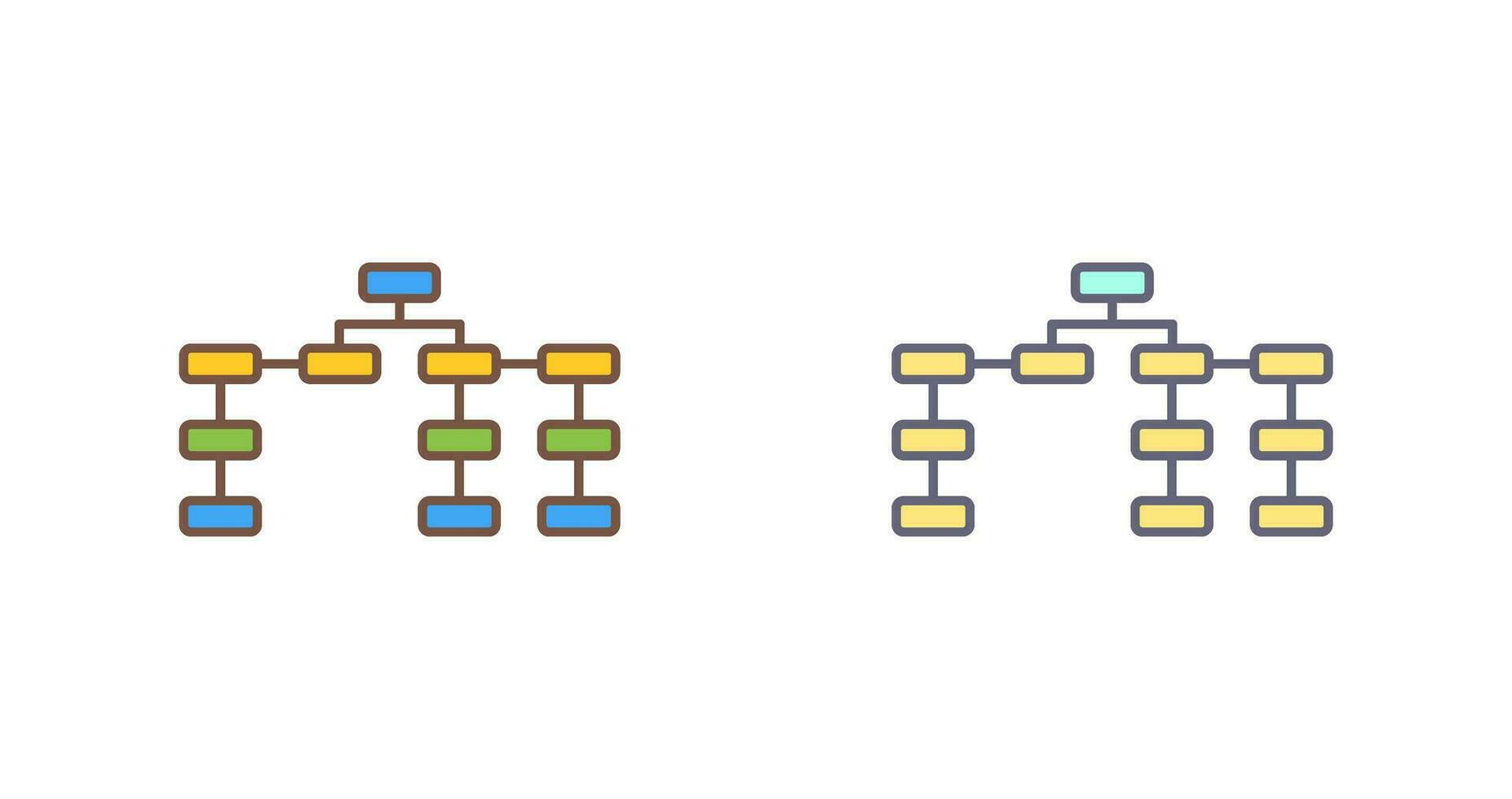 Unique Seo Structure Vector Icon