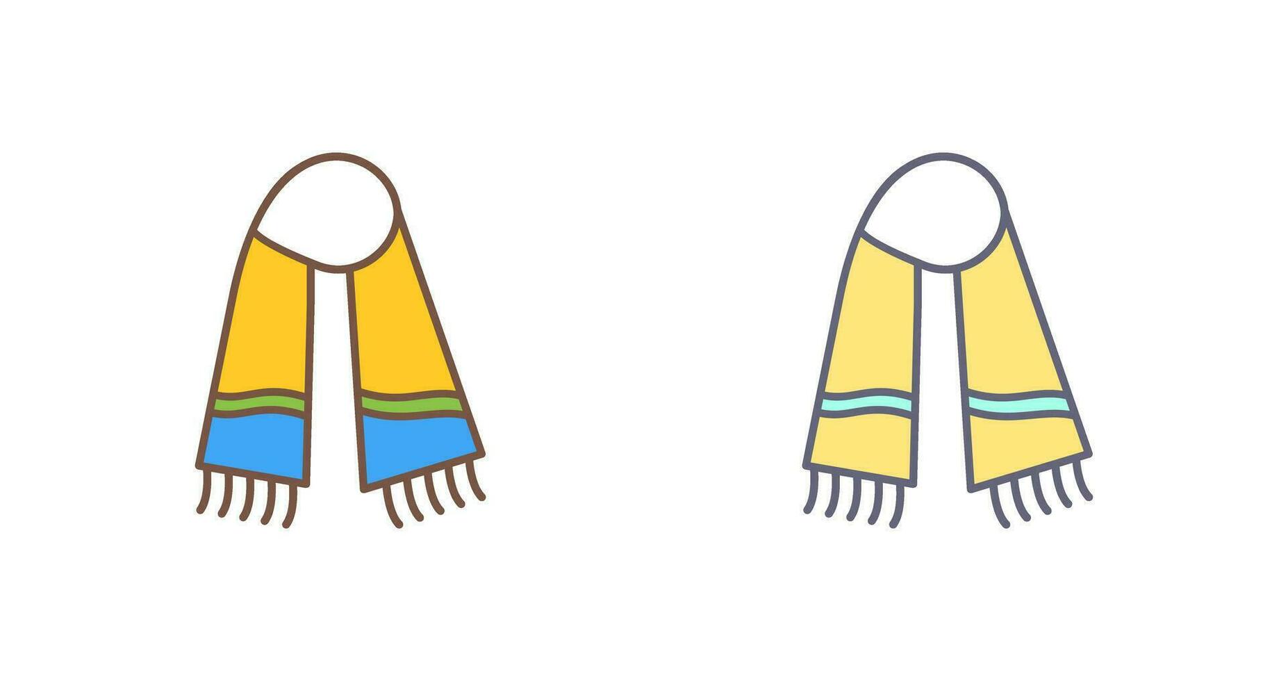 Warm Scarf Vector Icon