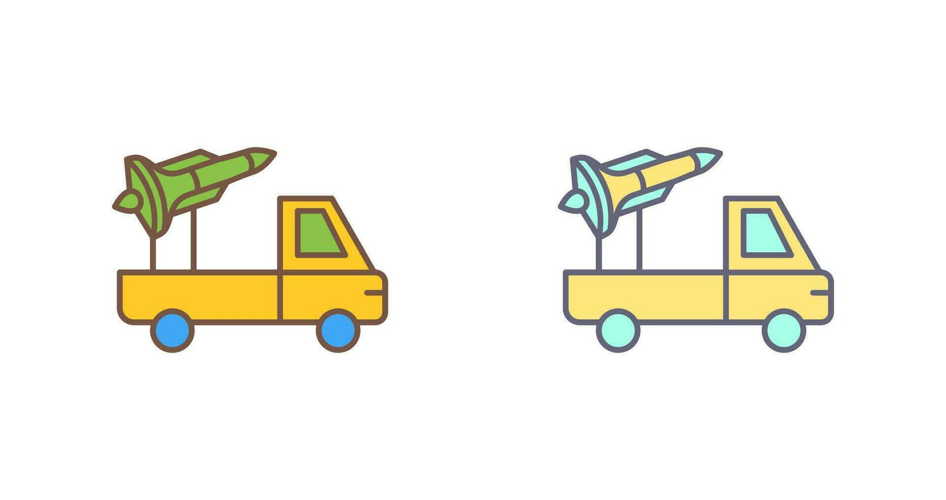 Missile Truck Vector Icon