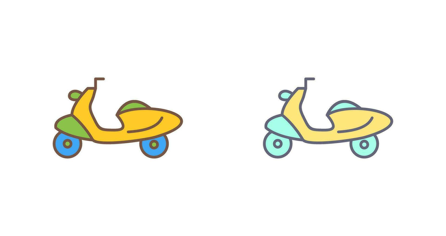 icono de vector de scooter