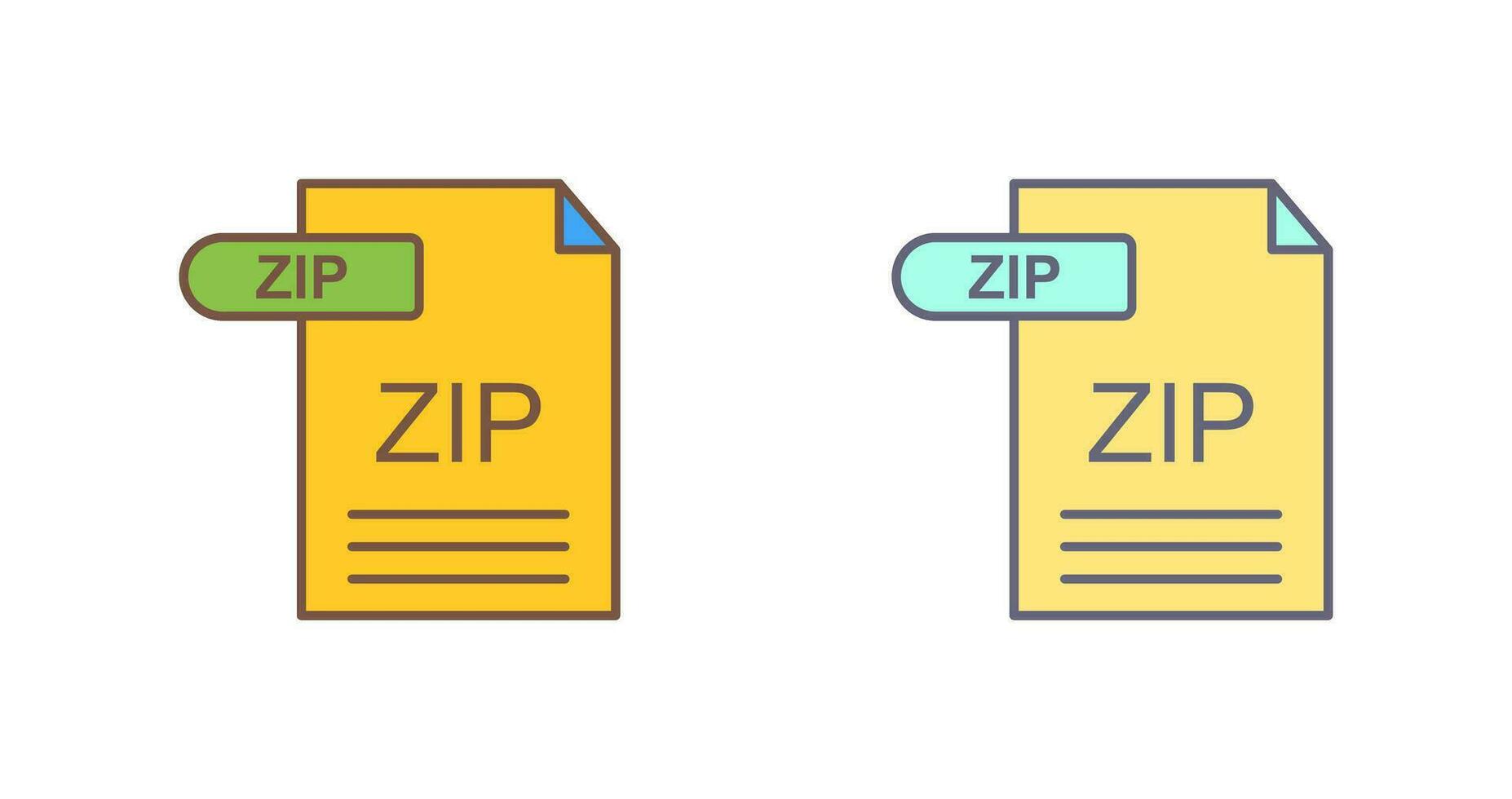 ZIP Vector Icon