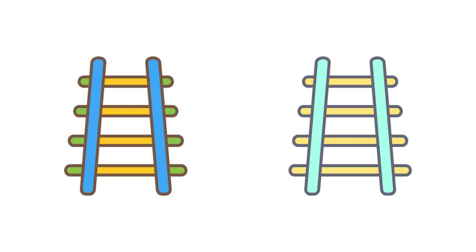 Train Tracks Vector Icon