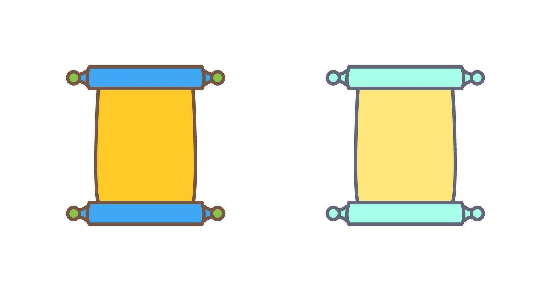 Scroll of Paper Vector Icon