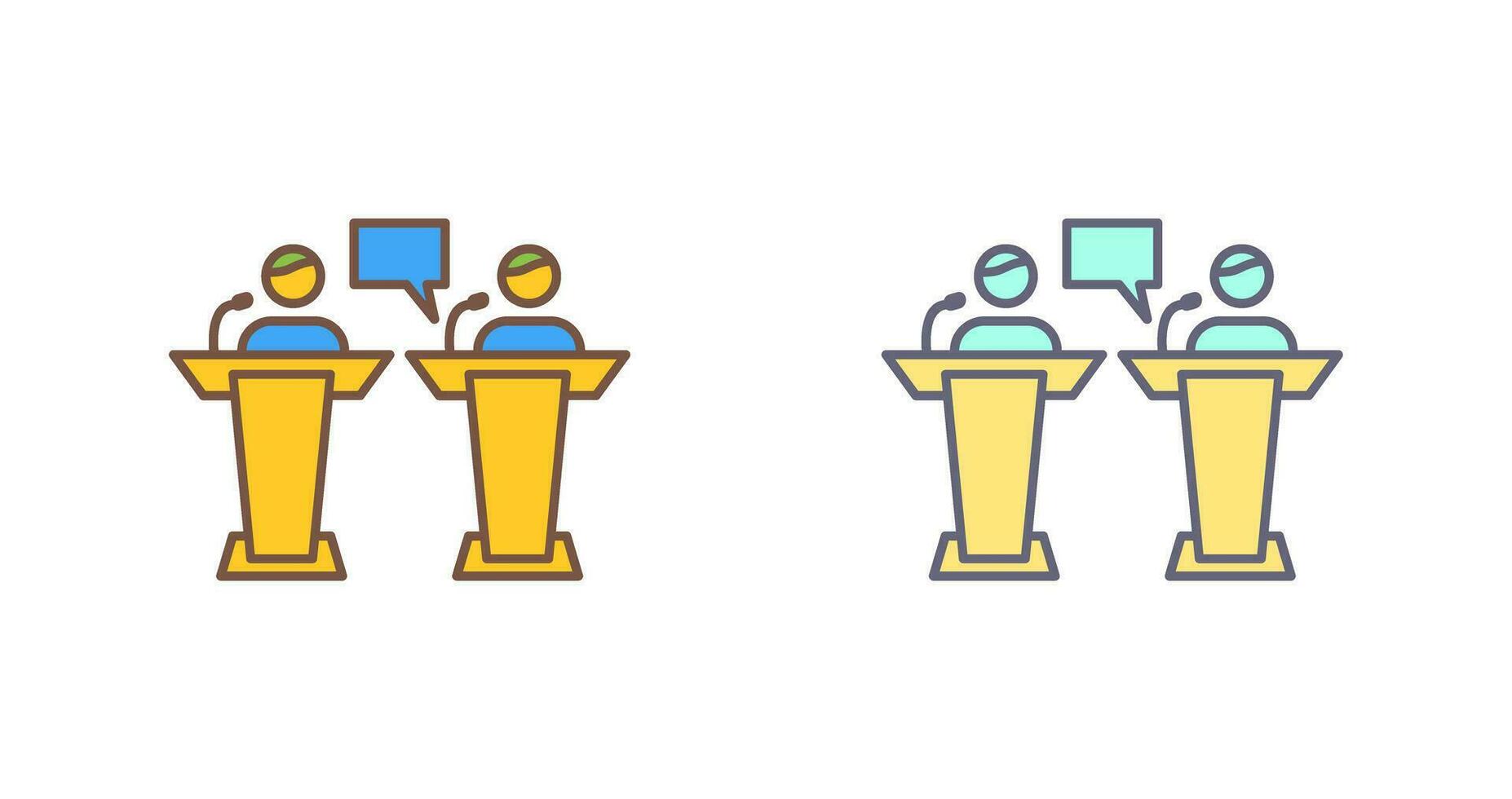 Debate Vector Icon